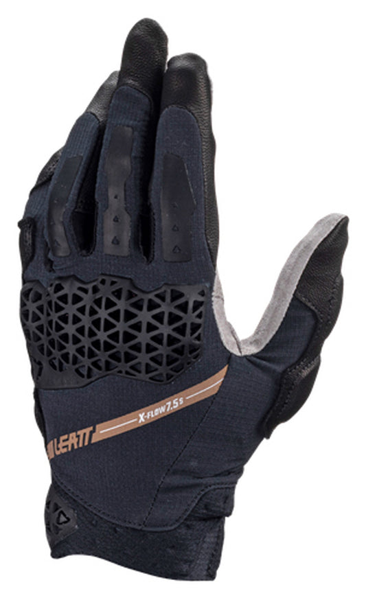 Mănuși Moto Leatt ADV X-Flow 7.5 Short Stealth - Protecție ReaFlex