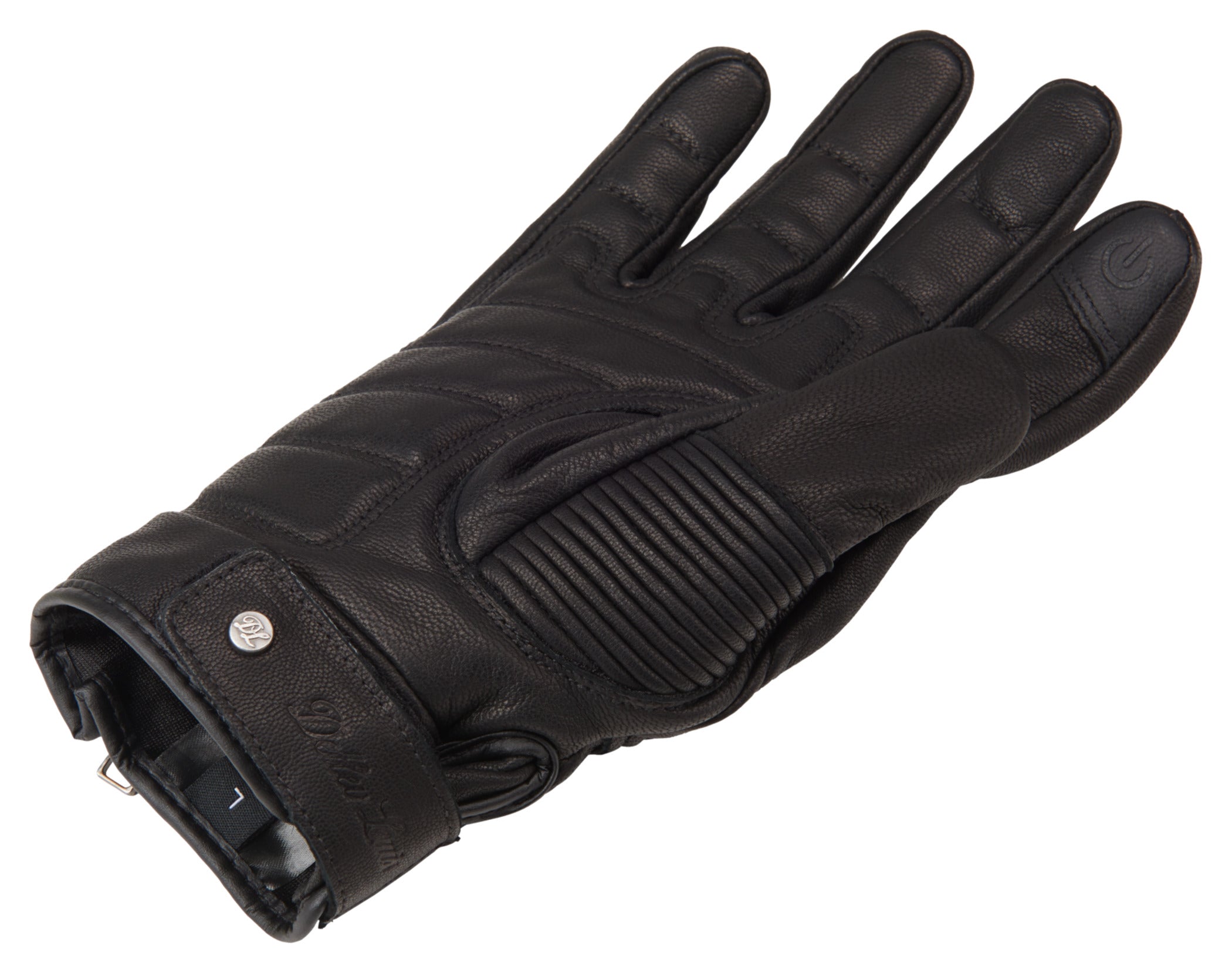 Mănuși Moto Louis DL-GM-8 Retro - Piele, Protecții, Touchscreen