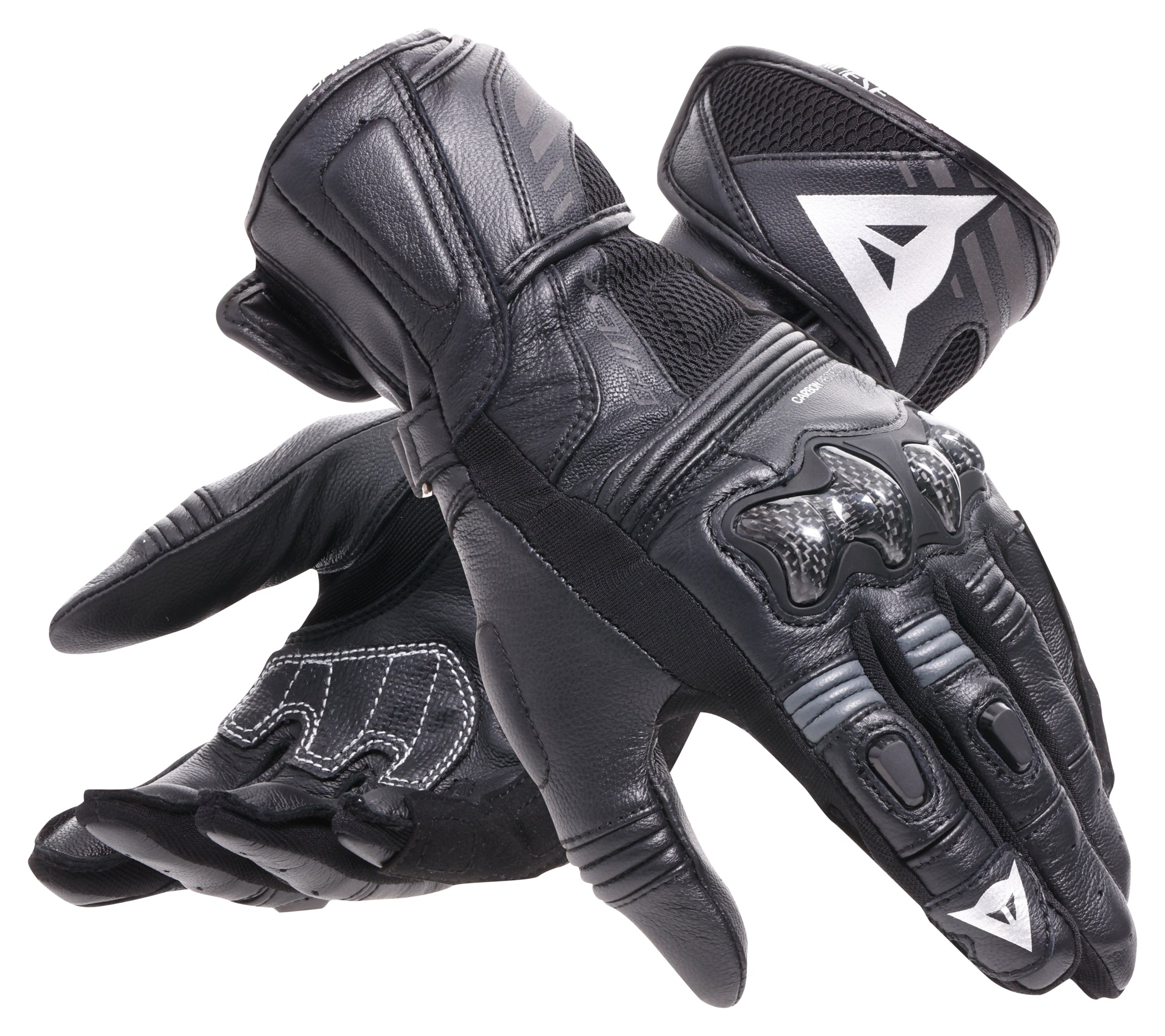 Mănuși Moto Reacto Carbon Dainese - Piele, Protecție Carbon