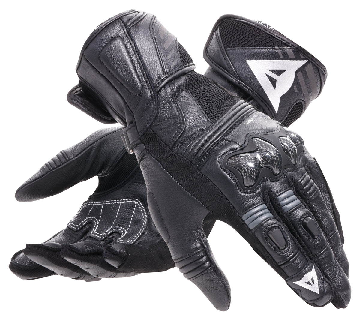 Mănuși Moto Reacto Carbon Dainese - Piele, Protecție Carbon