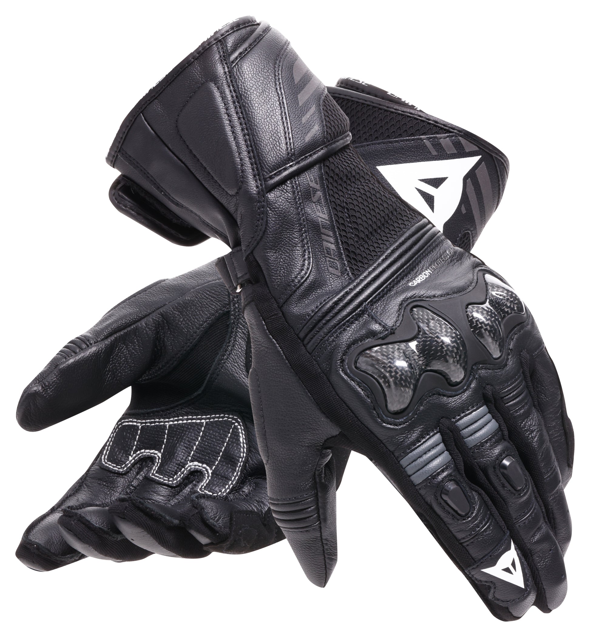 Mănuși Moto Reacto Carbon Lang Dainese - Protecție Carbon, Piele
