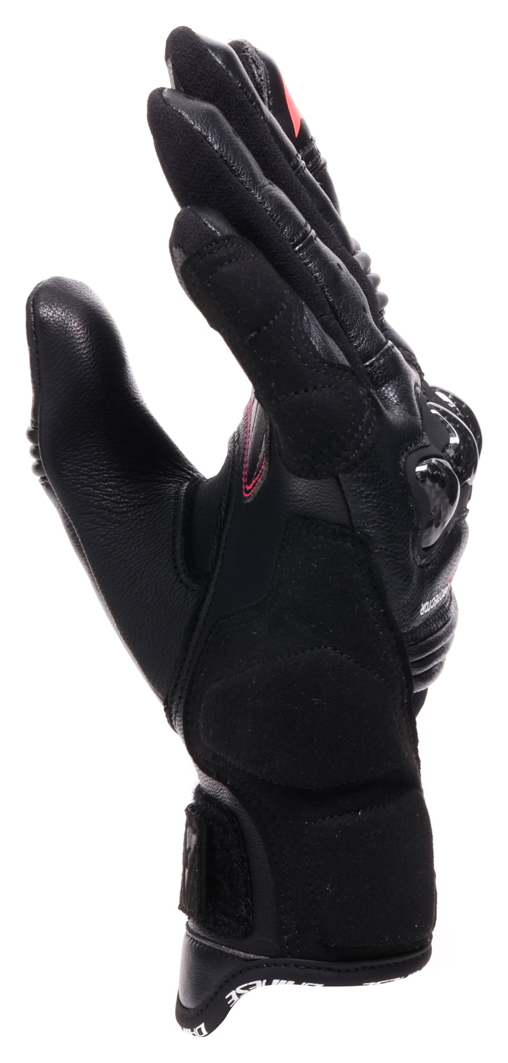 Mănuși Moto Scurte Dainese Reacto Carbon - Femei, Piele, Carbon
