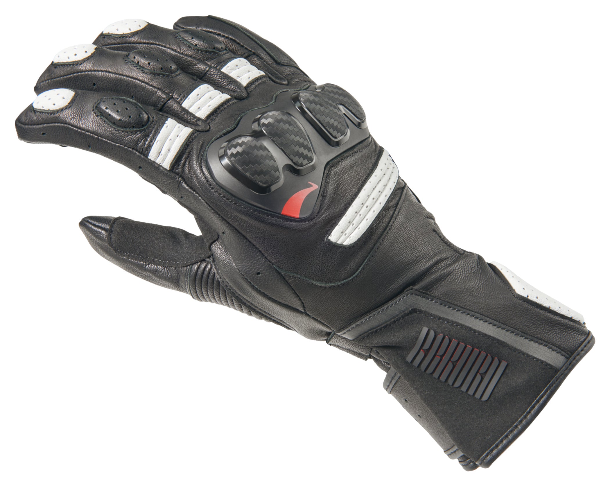 Mănuși Moto Sport Rekurv C-13.01 - Piele, Protecții Carbon