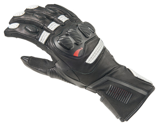 Mănuși Moto Sport Rekurv C-13.01 - Piele, Protecții Carbon