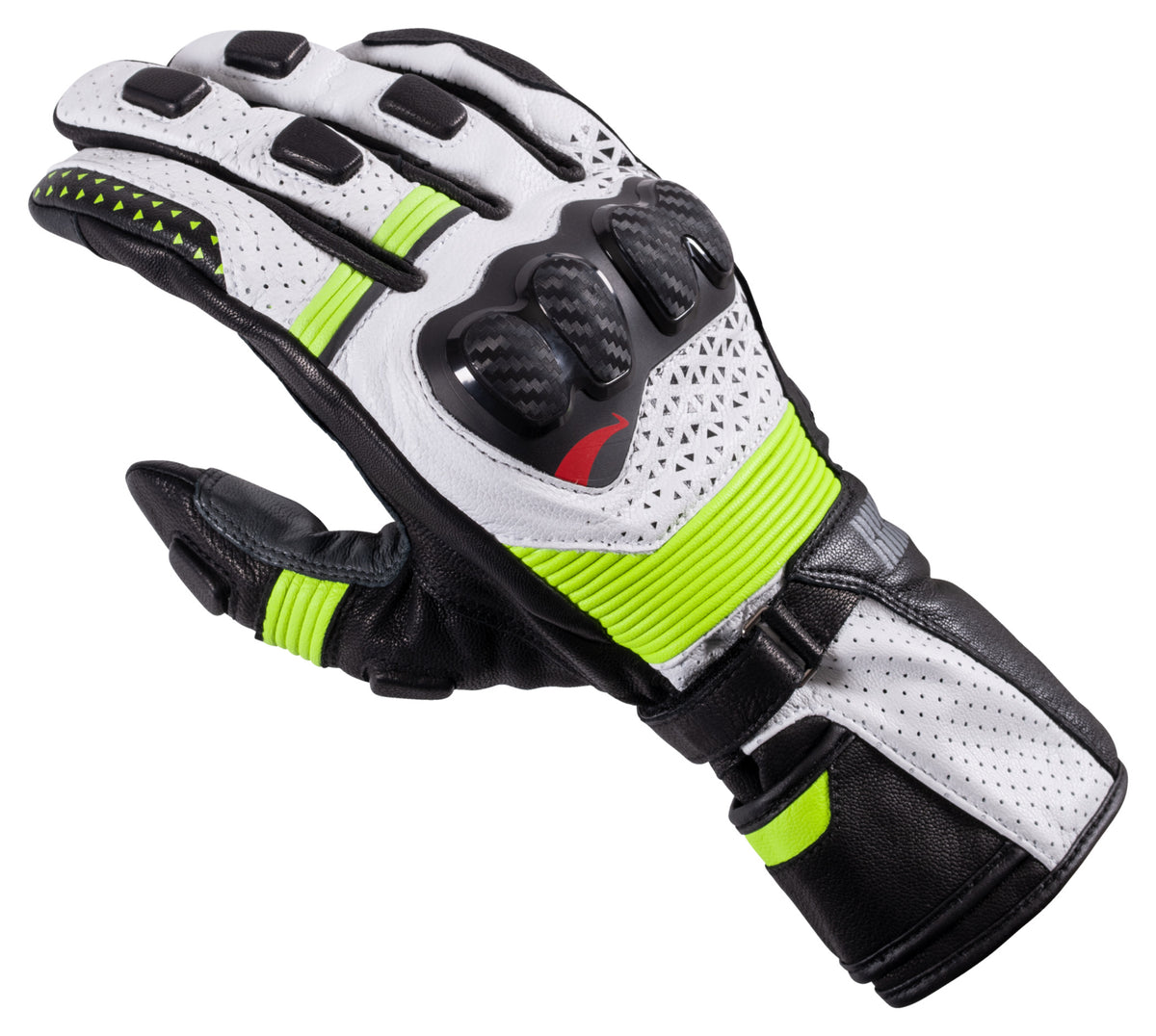 Mănuși Moto Sport Rekurv C-13.08 - Piele, Protecții Carbon