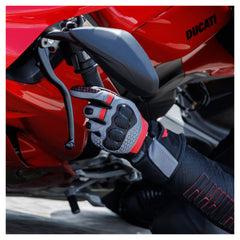 Mănuși Moto Sport Rekurv C-13.08 - Piele, Protecții Carbon