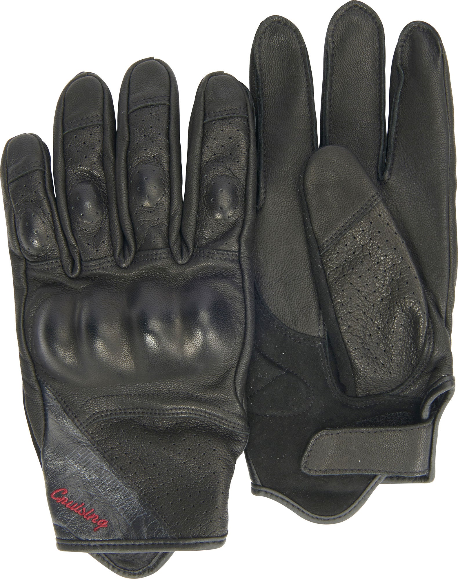Mănuși Moto Sports II Louis - Piele Perforată, Protecție Knuckle