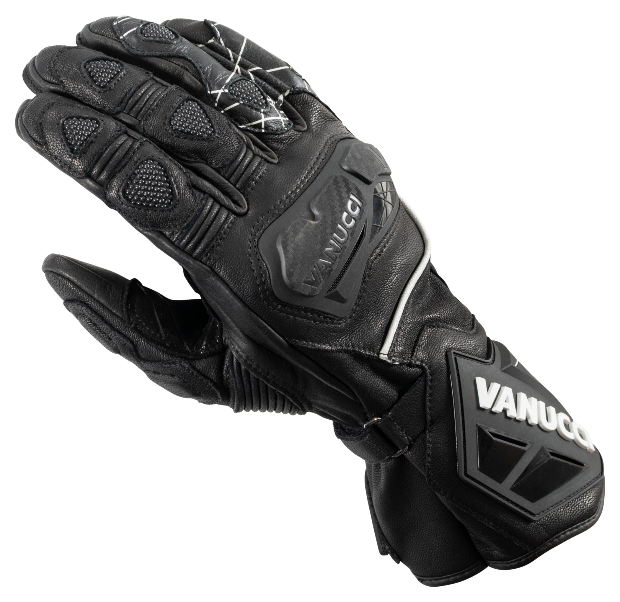 Mănuși Moto Vanucci VSG-1 - Piele Cangur, Protecții Carbon