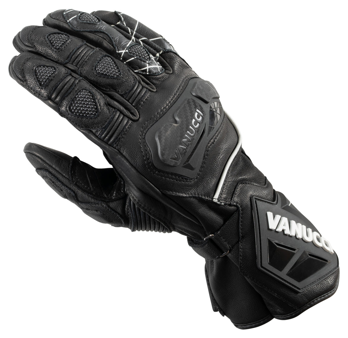 Mănuși Moto Vanucci VSG-1 - Piele Cangur, Protecții Carbon