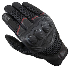 Mănuși Moto Vară C-13.12 Rekurv - Protecție Carbon, Ventilație