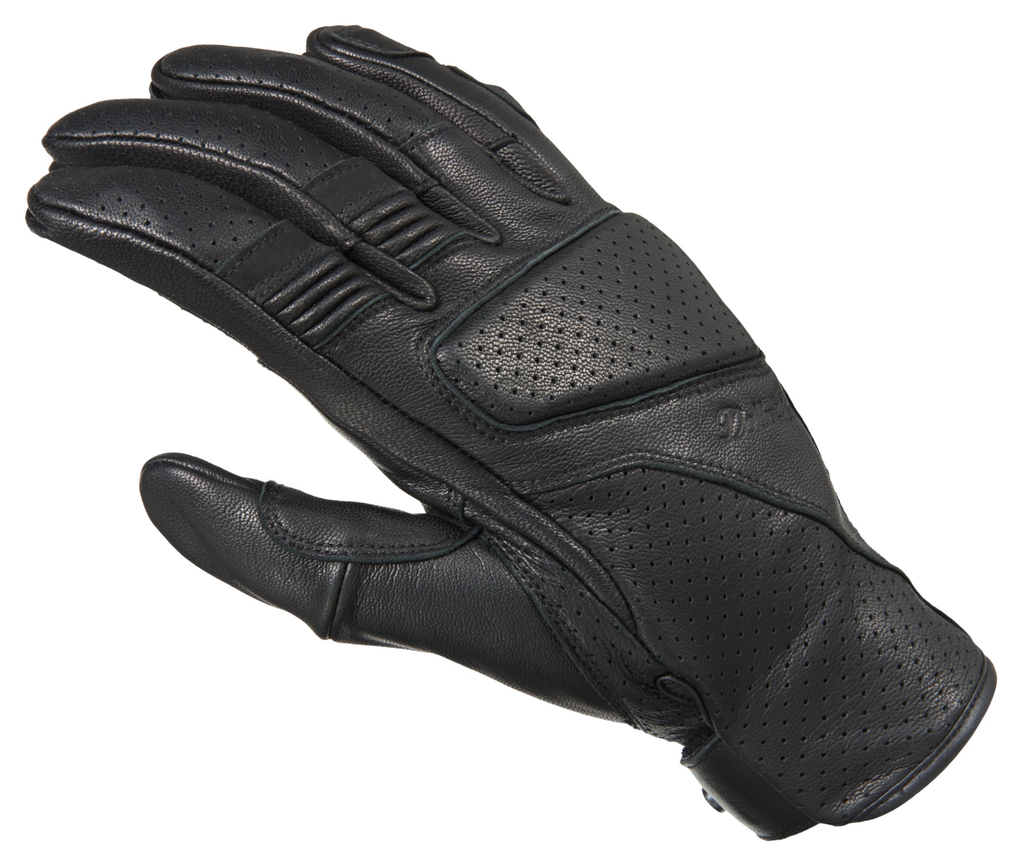 Mănuși Moto Vară Louis DL-GM-4 - Piele Perforată, Protecții Knuckle