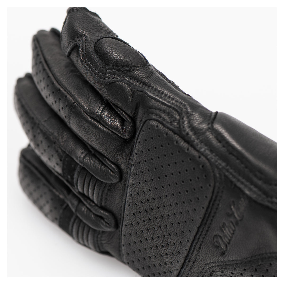 Mănuși Moto Vară Louis DL-GM-4 - Piele Perforată, Protecții Knuckle