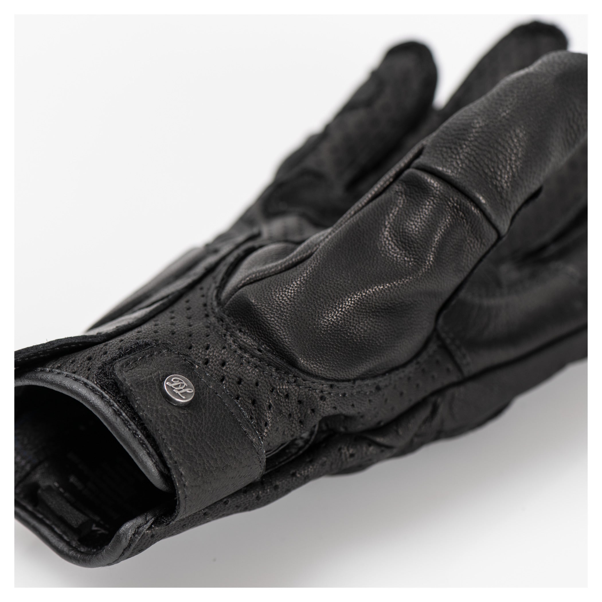 Mănuși Moto Vară Louis DL-GM-4 - Piele Perforată, Protecții Knuckle