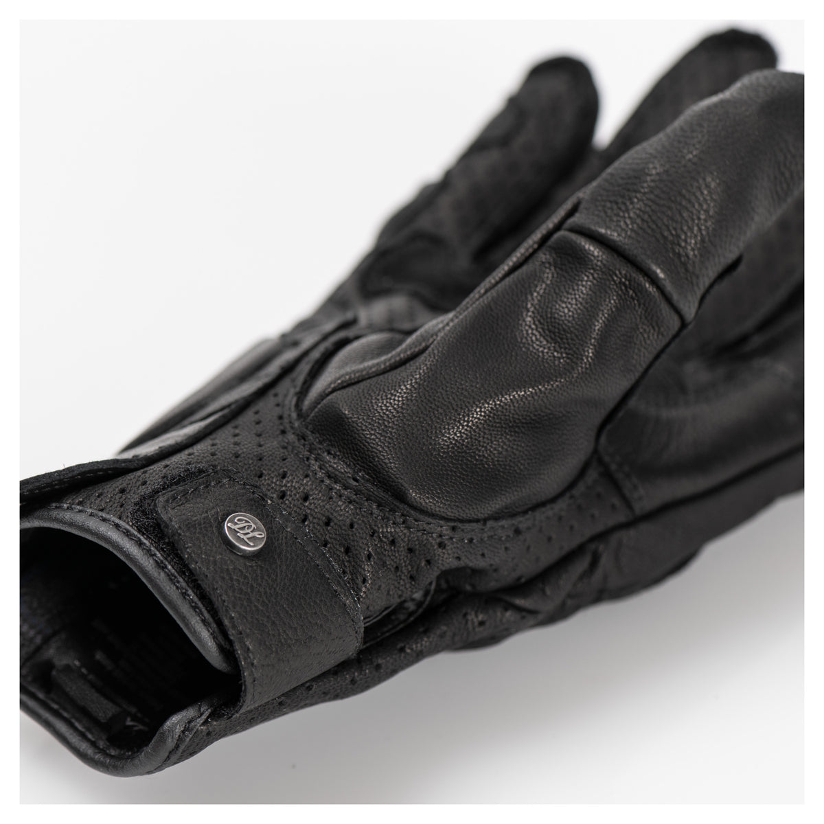 Mănuși Moto Vară Louis DL-GM-4 - Piele Perforată, Protecții Knuckle