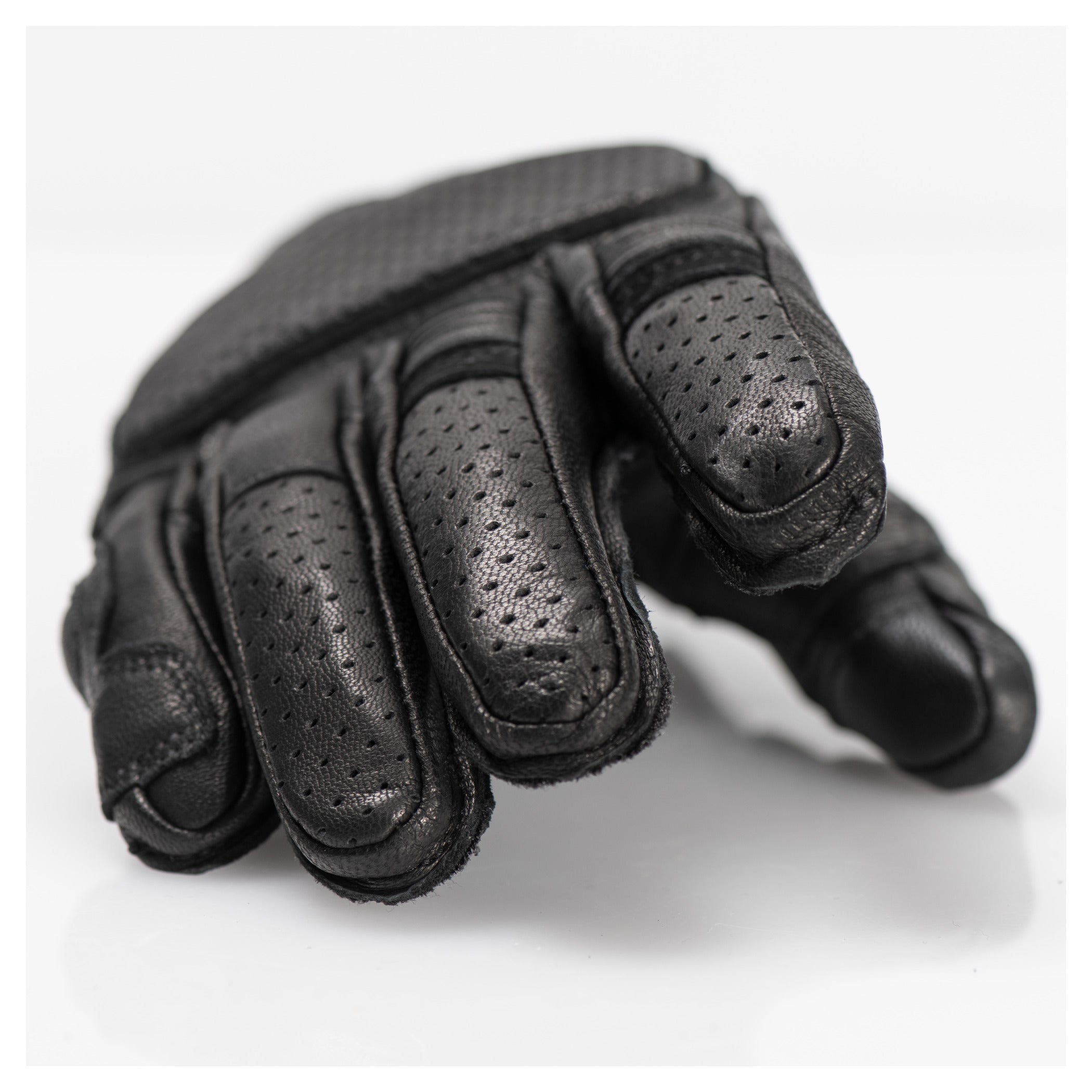 Mănuși Moto Vară Louis DL-GM-4 - Piele Perforată, Protecții Knuckle