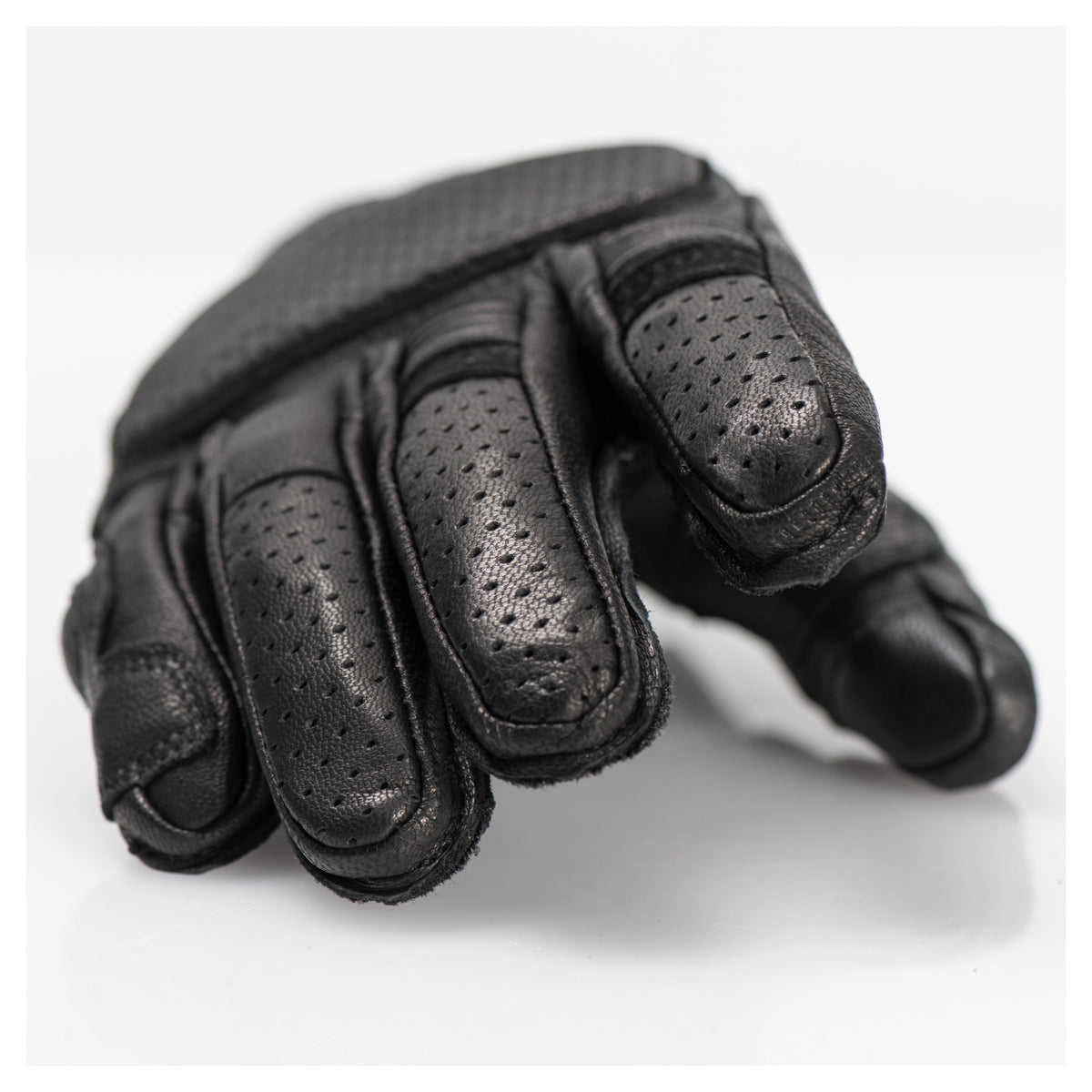 Mănuși Moto Vară Louis DL-GM-4 - Piele Perforată, Protecții Knuckle