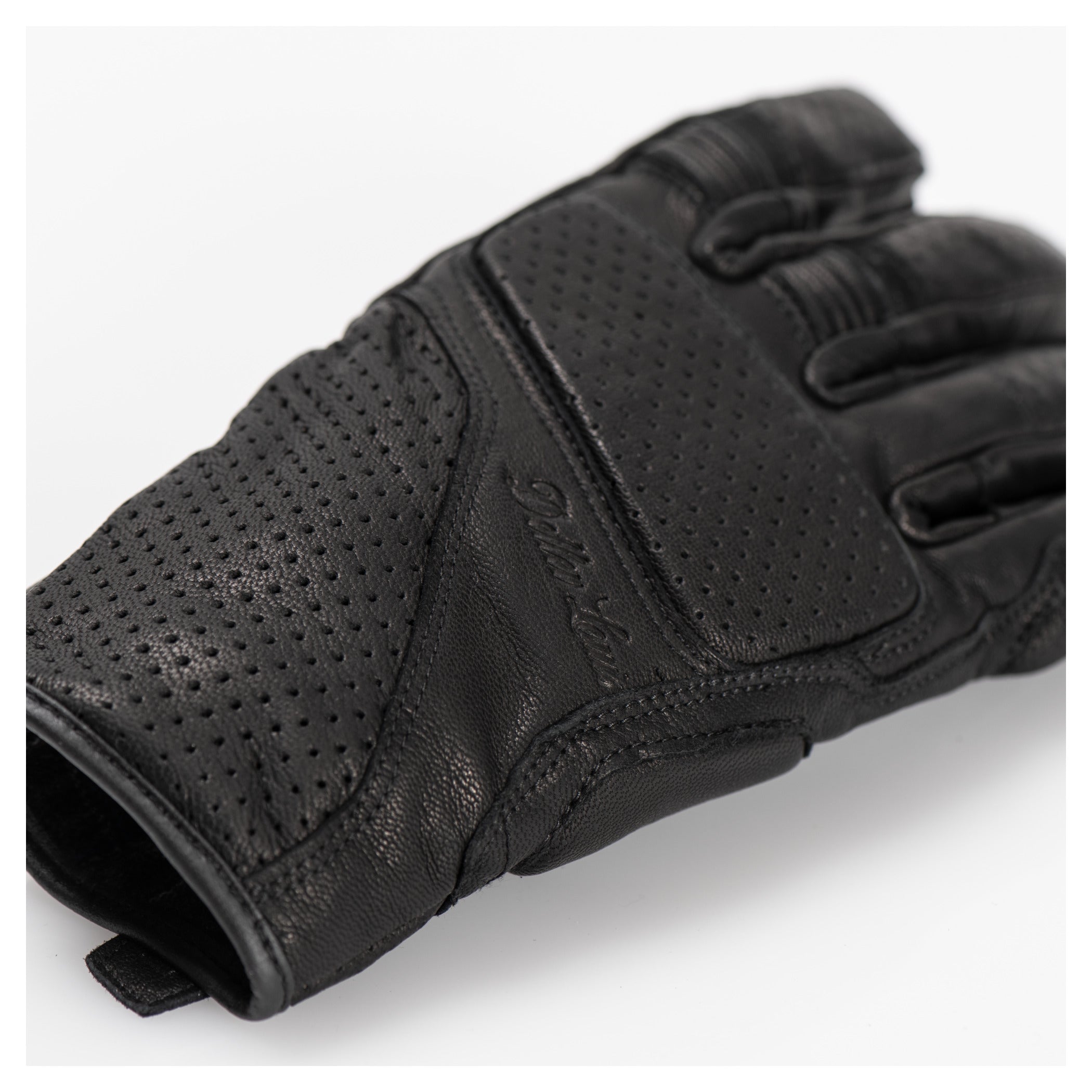 Mănuși Moto Vară Louis DL-GM-4 - Piele Perforată, Protecții Knuckle
