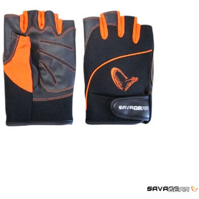 Mănuși Pro-Tec Savage Gear - Degete Tăiate, Aderență Maximă