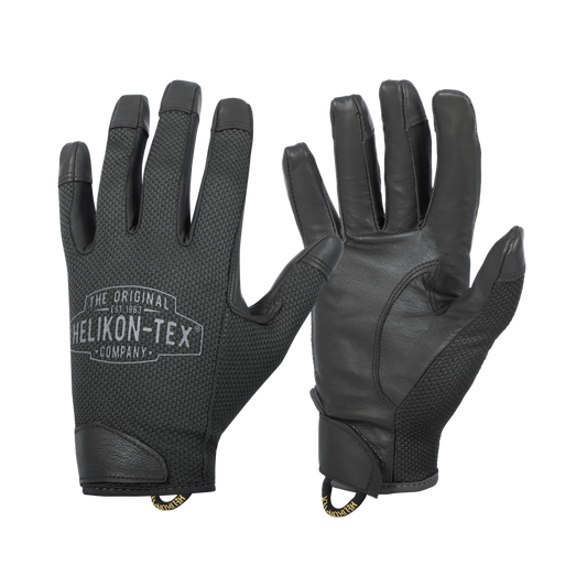 Mănuși Rangeman Helikon-Tex Piele Cangur Negru
