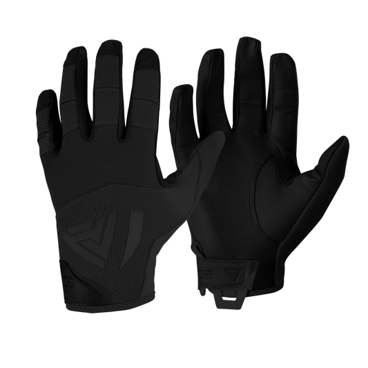 Mănuși Tactice Direct Action Hard Gloves® Piele Sintetică Negre