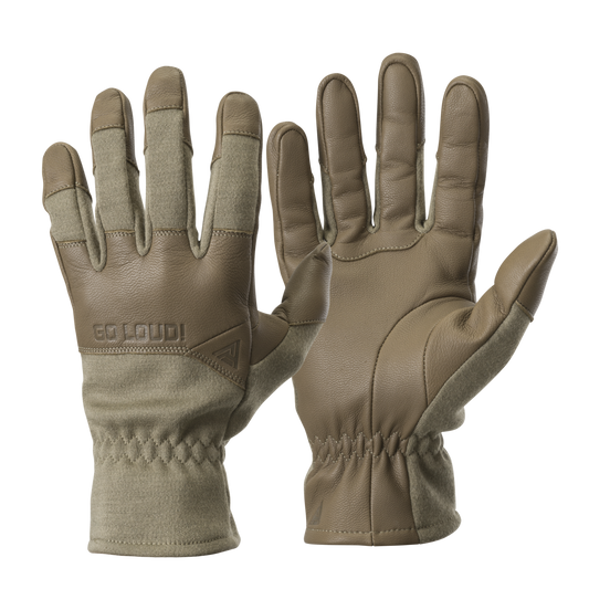 Mănuși Tactice Helikon-Tex Crocodile FR Long Nomex Light Coyote