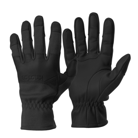 Mănuși Tactice Helikon-Tex Crocodile FR Long Nomex Negre