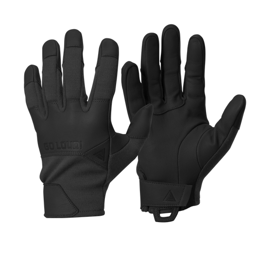 Mănuși Tactice Helikon-Tex Crocodile FR Short Nomex Negre