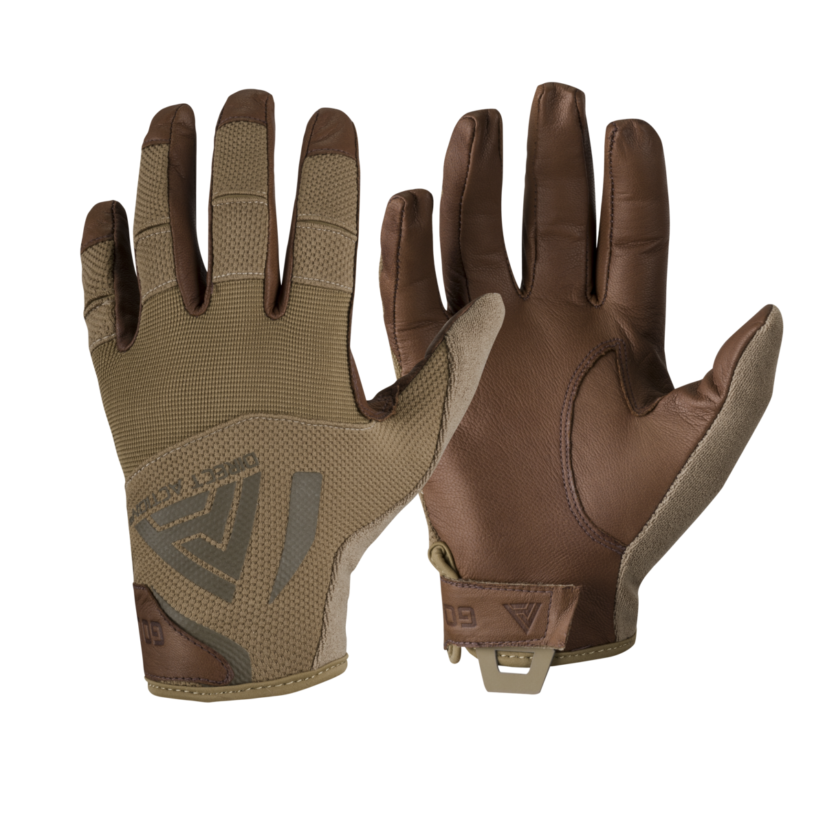 Mănuși Tactice Helikon-Tex Direct Action Hard Gloves Piele Coyote Brown