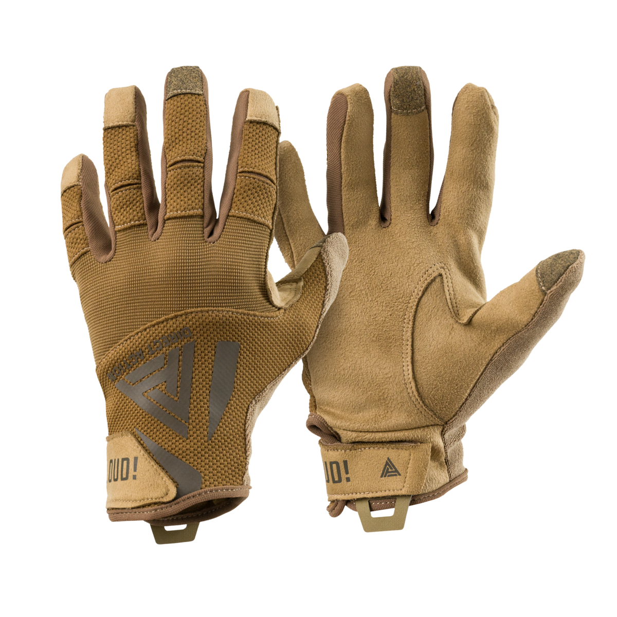 Mănuși Tactice Helikon-Tex Hard Gloves® Coyote Brown Compatibile Touchscreen