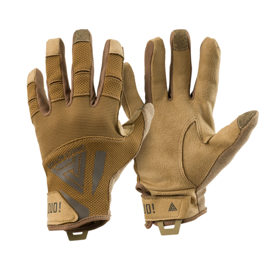 Mănuși Tactice Helikon-Tex Hard Gloves® Coyote Brown Compatibile Touchscreen