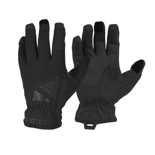 Mănuși Tactice Helikon-Tex Light Gloves® Negre Compatibile Touchscreen