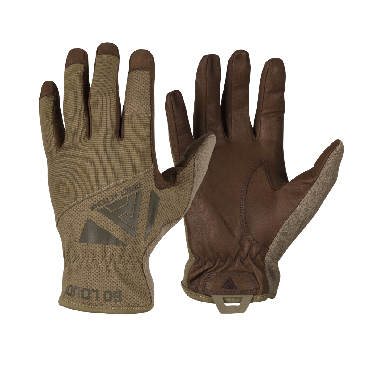 Mănuși Tactice Helikon-Tex Light Gloves® Piele Sintetică Coyote Brown