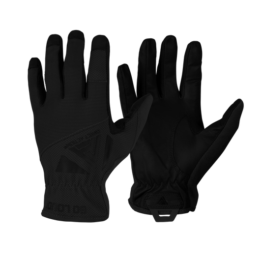 Mănuși Tactice Helikon-Tex Light Gloves Piele Sintetică Negru