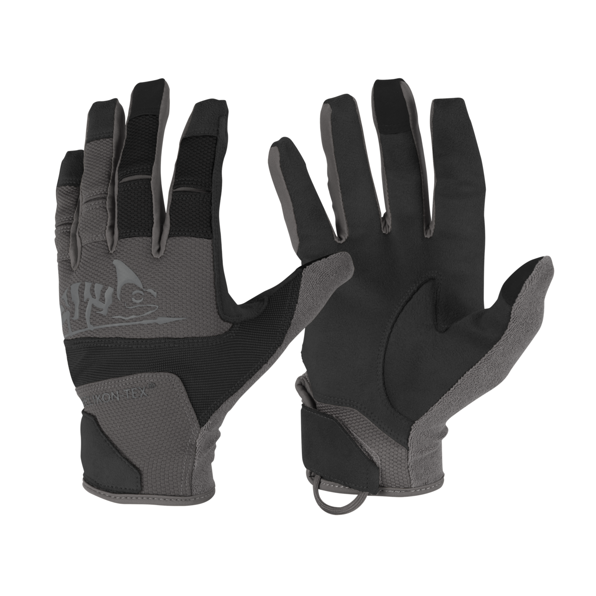Mănuși Tactice Helikon-Tex Range Tactical® Negre / Shadow Grey Compatibile Touchscreen