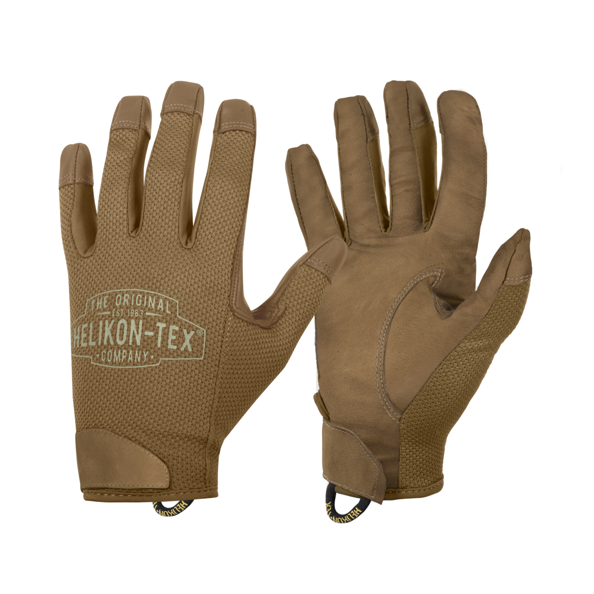 Mănuși Tactice Helikon-Tex Rangeman Piele de Cangur Coyote