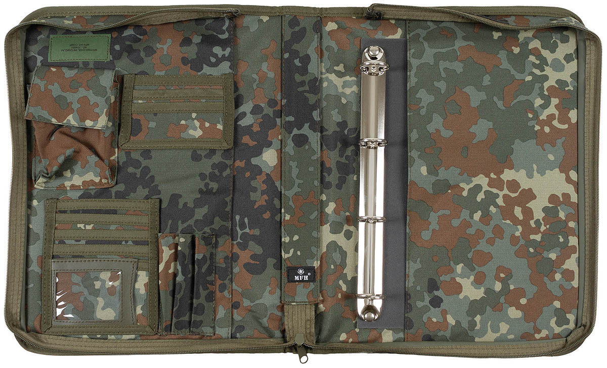 Mapă Documente Flecktarn A4 MFH - 7 Compartimente, Fereastră ID