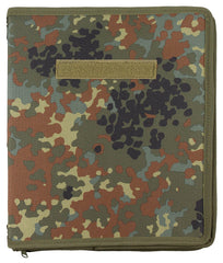 Mapă Tactică A4 Camo Flecktarn MFH - Pliabilă, Compartiment tabletă