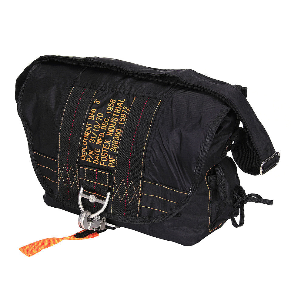 Marsupiu Parachute tas 3 Pukkel Zwart - Pregătit pentru Orice Misiune
