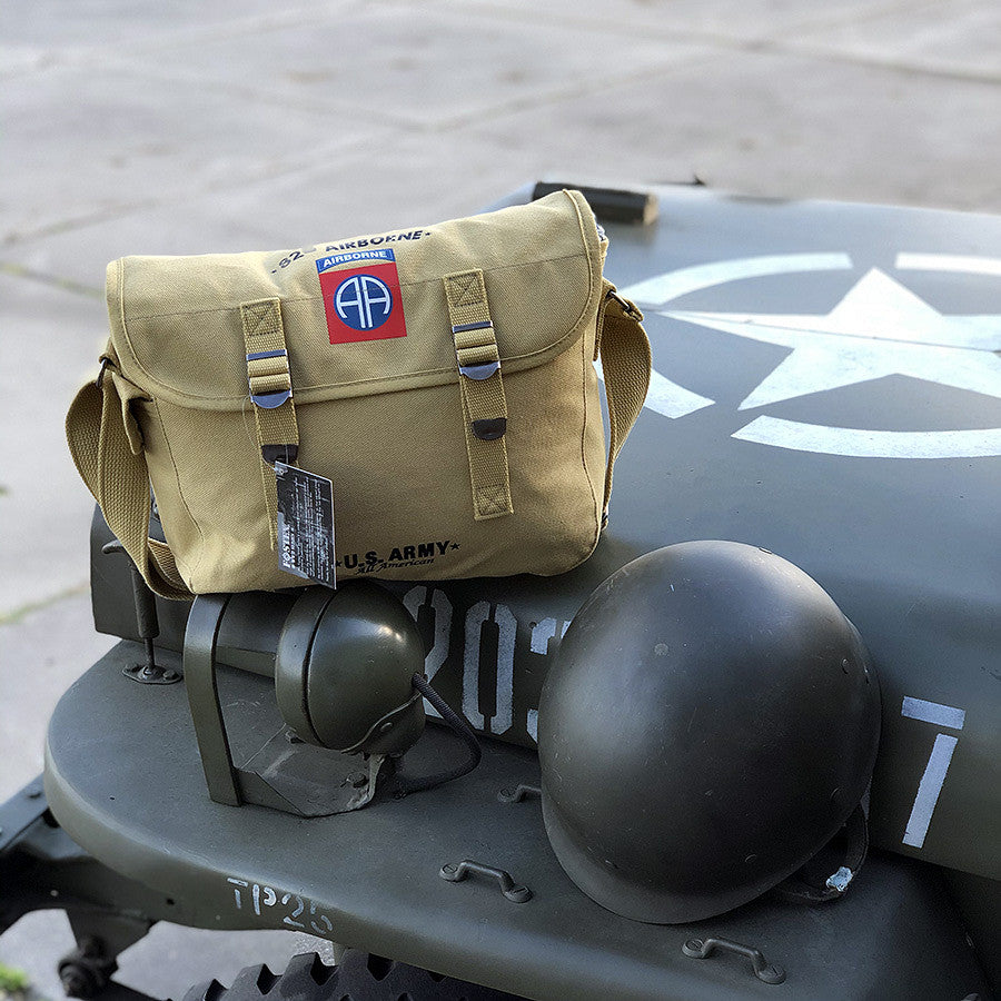 Marsupiu Pukkel 82nd Airborne Khaki Fostex - Stil Autentic WWII