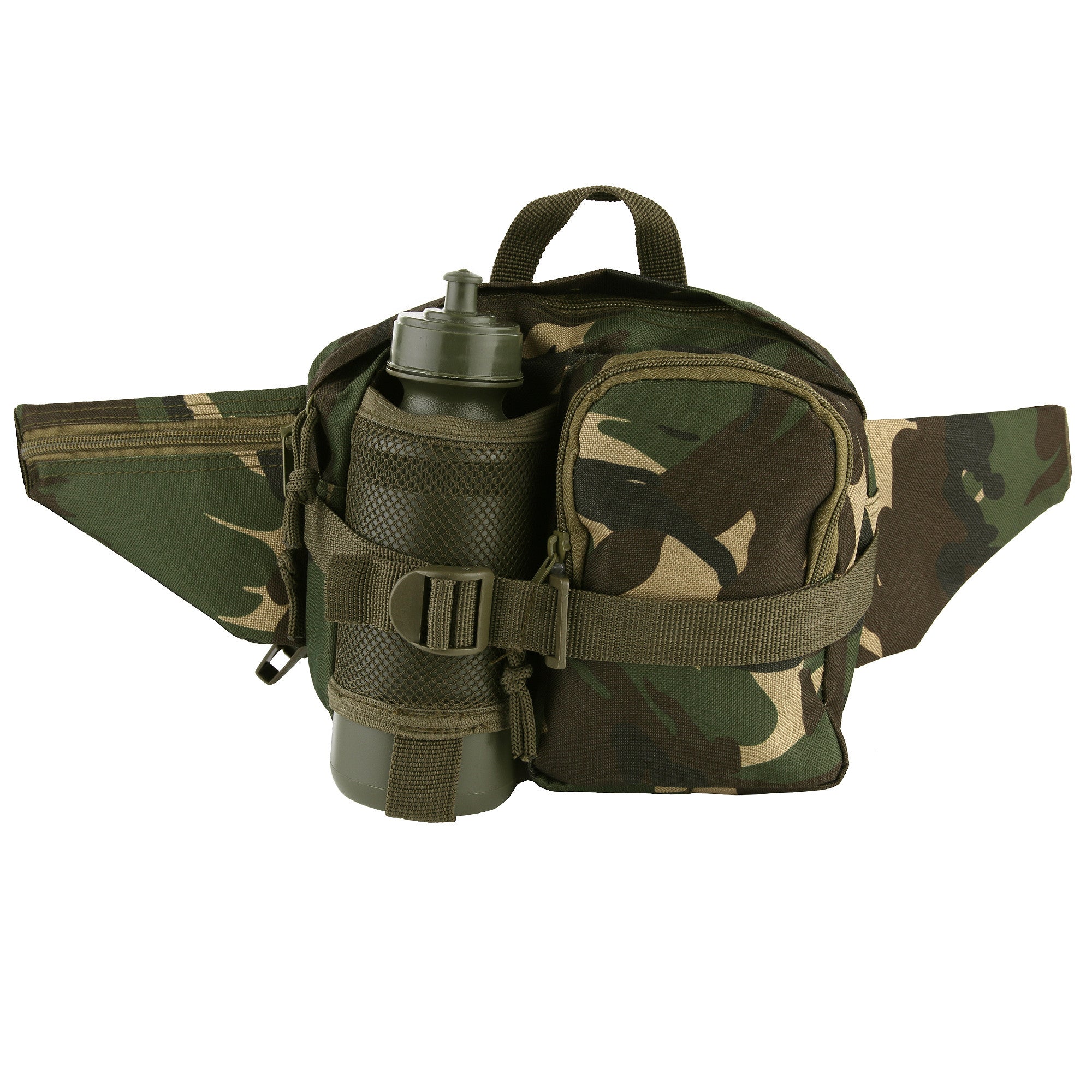 Marsupiu Tactic cu Bidon NL Camo - Hidratare & Organizare Esențială