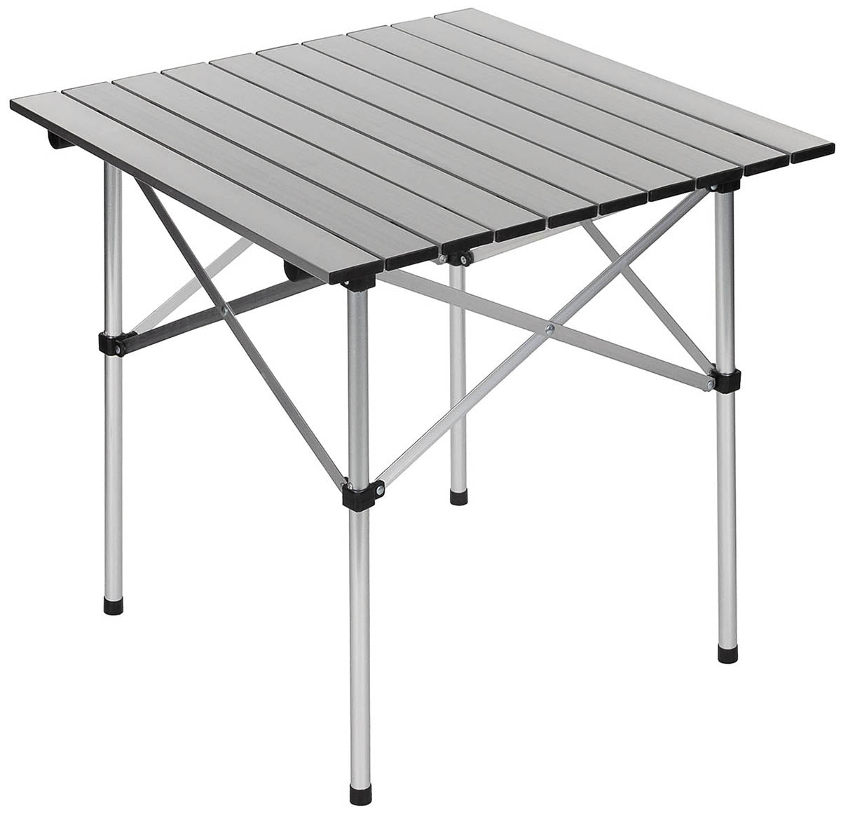 Masă de camping rulabilă FoxOutdoor - Aluminiu, Asamblare rapidă