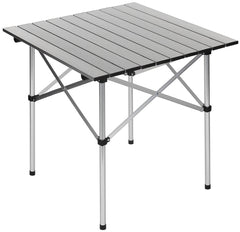 Masă de camping rulabilă FoxOutdoor - Aluminiu, Asamblare rapidă