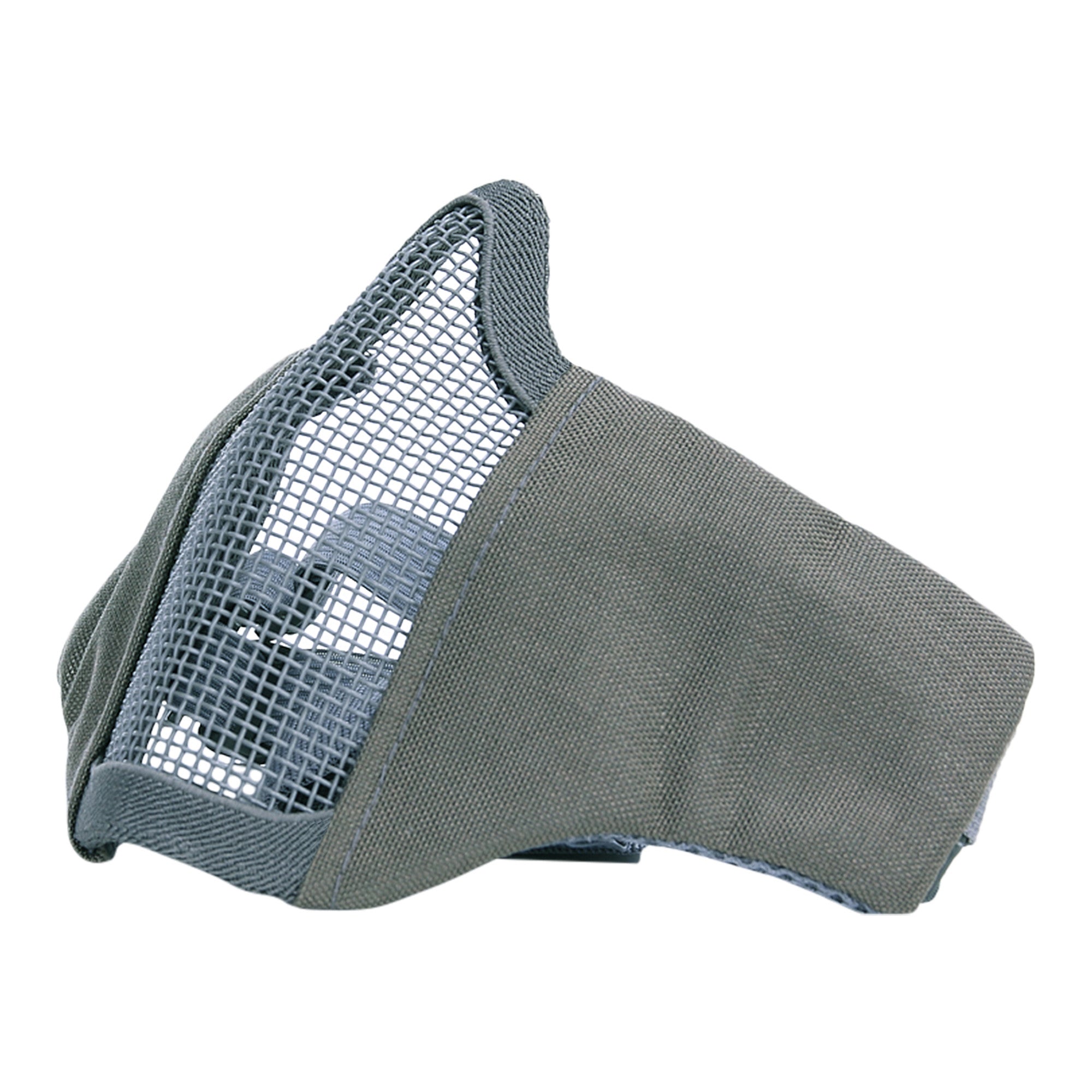Mască Airsoft Face Mask Nylon/Mesh Gri - Protecție Fără Compromis