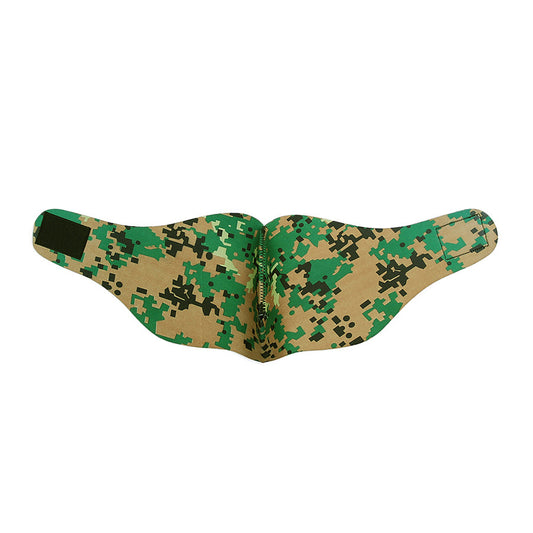 Mască Biker Half Face Camo Digital Camo - Protecție Tactică și Camuflaj Superior