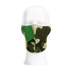 Mască Biker Half Face Camo Woodland - Protecție Tactică Superioră