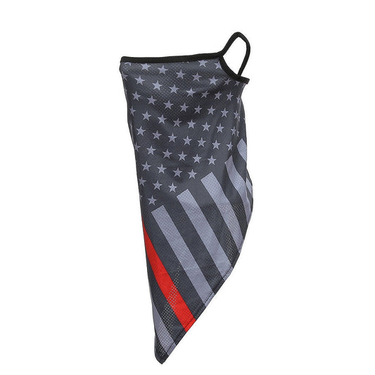 Mască Facială cu Buclă Ureche USA gri style 3 - Protecție Tactică Esențială