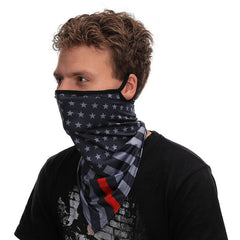 Mască Facială cu Buclă Ureche USA gri style 3 - Protecție Tactică Esențială