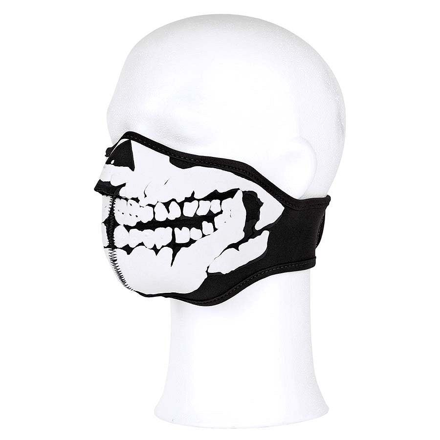 Mască Față Neopren Skull 3D Negru - Apără-te cu Stil și Forță