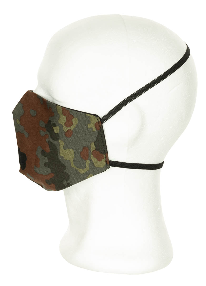 Mască Față și Nas BW Camo MFH - Lavabilă, Poliester/Bumbac