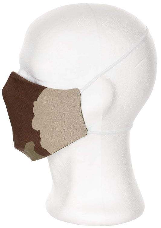 Masca Fata Survival Camo Desert MFH - Lavabila, Poliester/Bumbac